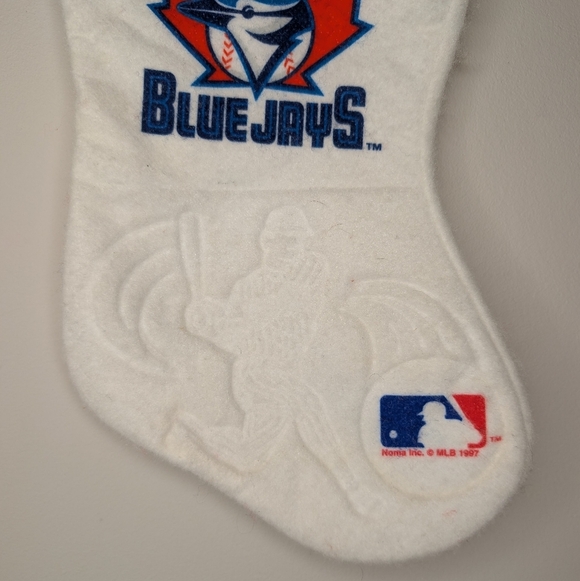 NWT Vintage Noma 1997 Blue Jays MLB Christmas Stocking - Picture 5 of 7